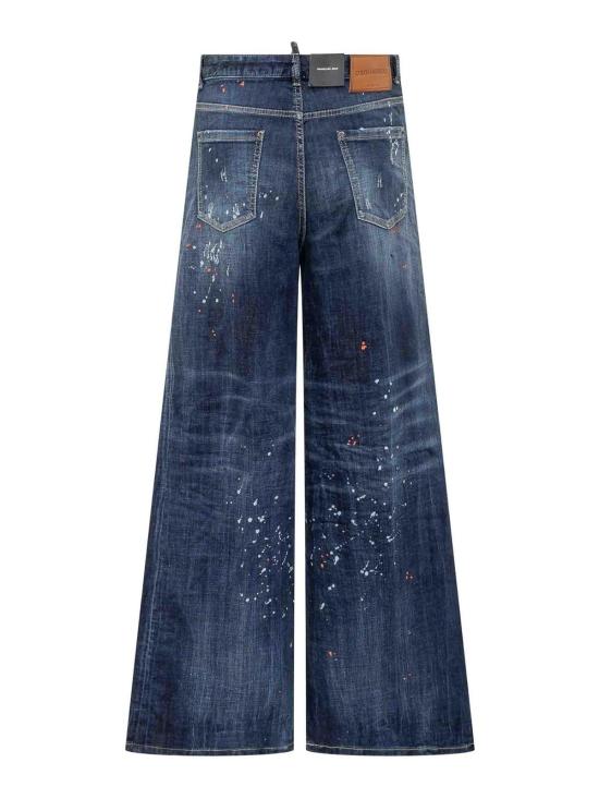  디스퀘어드2 스트레이트 팬츠 S75LB1010S30664470 Dark Blue - DSQUARED2