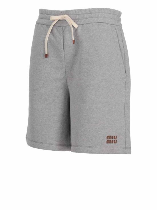 미우미우 숏팬츠 MJP338SOOO13UKF0031 Grey - MIU MIU
