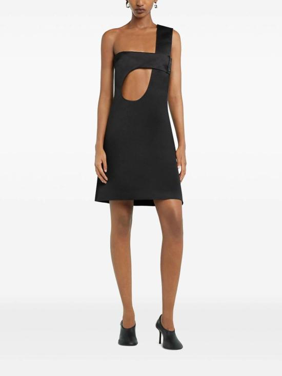  쿠레쥬 미디 원피스 125CRO558PL01629999 Black - COURREGES