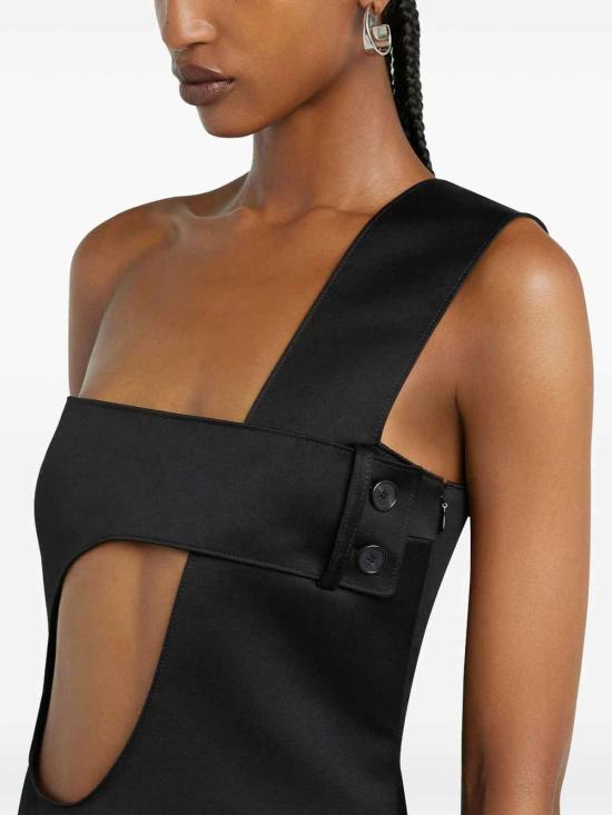  쿠레쥬 미디 원피스 125CRO558PL01629999 Black - COURREGES