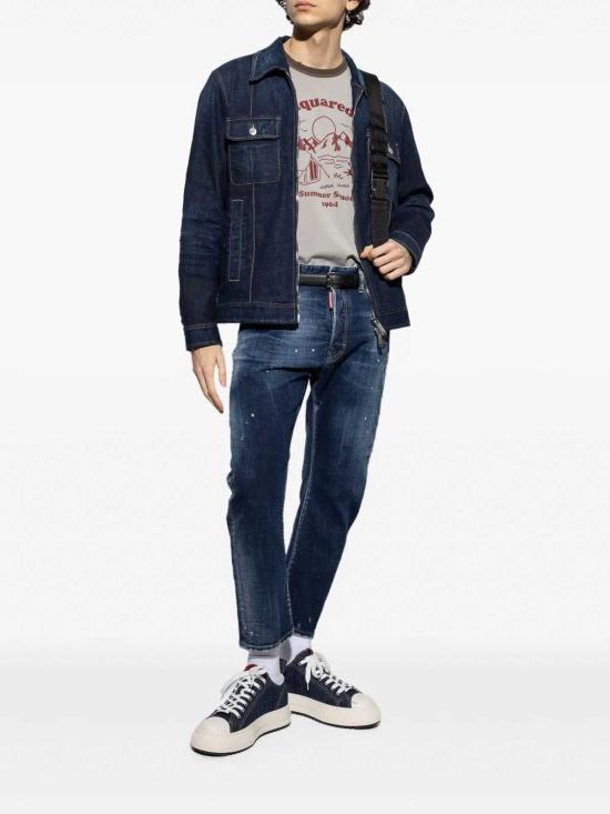 25SS 디스퀘어드2 반팔 티셔츠 S74GD1390D20035850 Light Grey - DSQUARED2