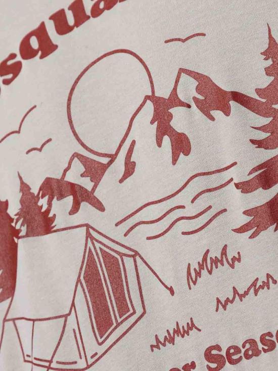 25SS 디스퀘어드2 반팔 티셔츠 S74GD1390D20035850 Light Grey - DSQUARED2