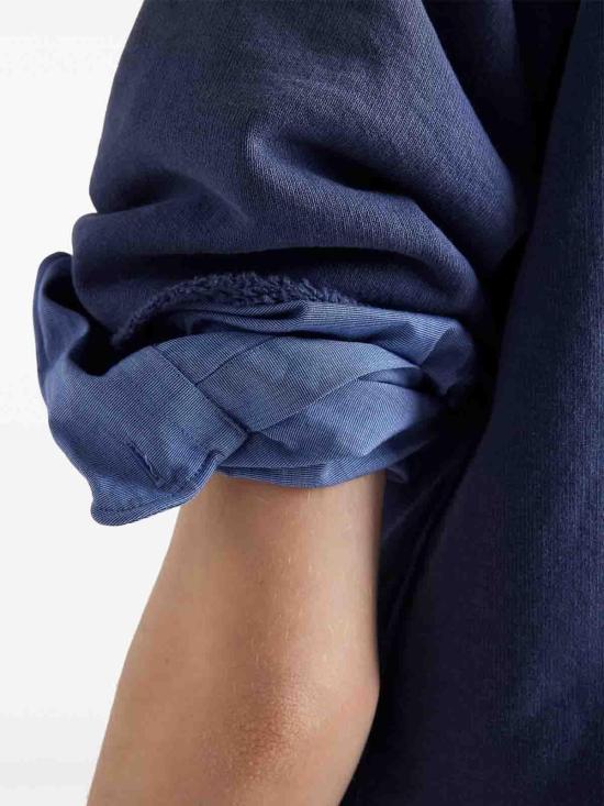  프라다 반팔 티셔츠 135730SOOO16VZF0124 Dark Blue - PRADA