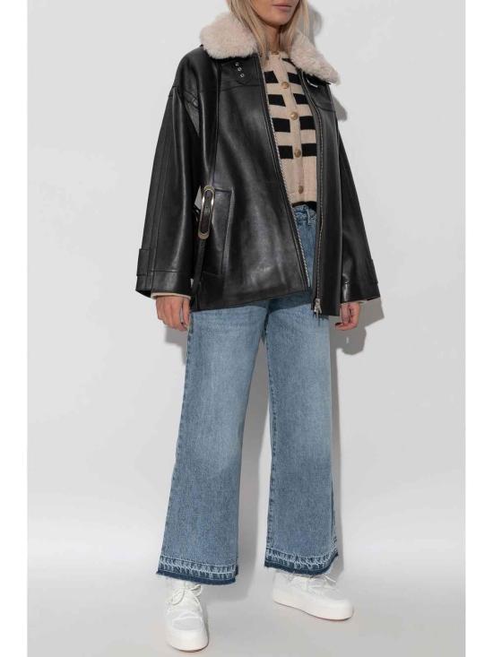  하프보이 스트레이트 팬츠 HFW241WBPN048105D01 Light Blue - HALFBOY