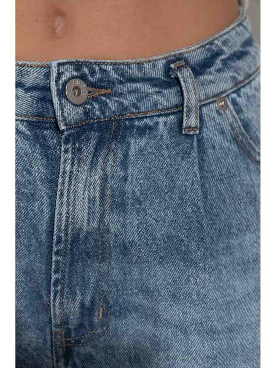  하프보이 스트레이트 팬츠 HFW241WBPN048105D01 Light Blue - HALFBOY