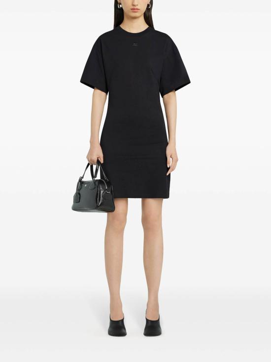  쿠레쥬 미디 원피스 125JRO537JS01079999 Black - COURREGES