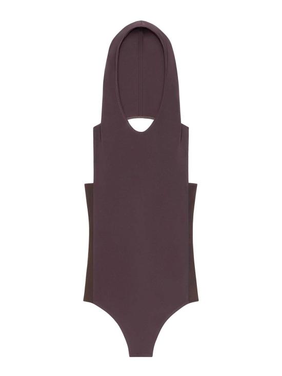  쿠레쥬 바디수트 티셔츠 424JBD108PL01591983 Brown