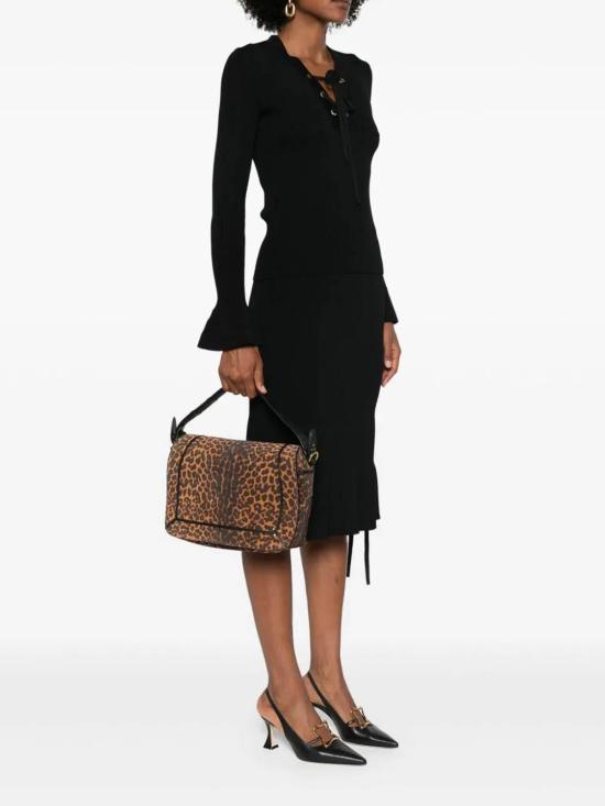  제롬 드레이퓌스 숄더백 44PEPLCRLOCHAMOIS Animal Print - JEROME DREYFUSS