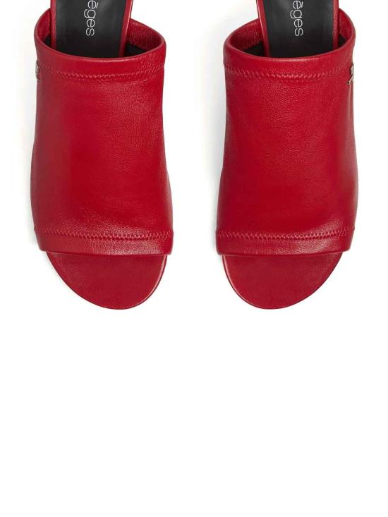 25SS 쿠레쥬 뮬/슬리퍼 125SSD031AG00294015 Red - COURREGES