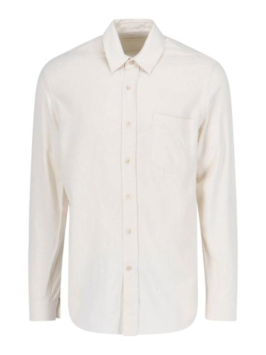  아워레가시 긴팔 셔츠 COCSWSWHITESILK White