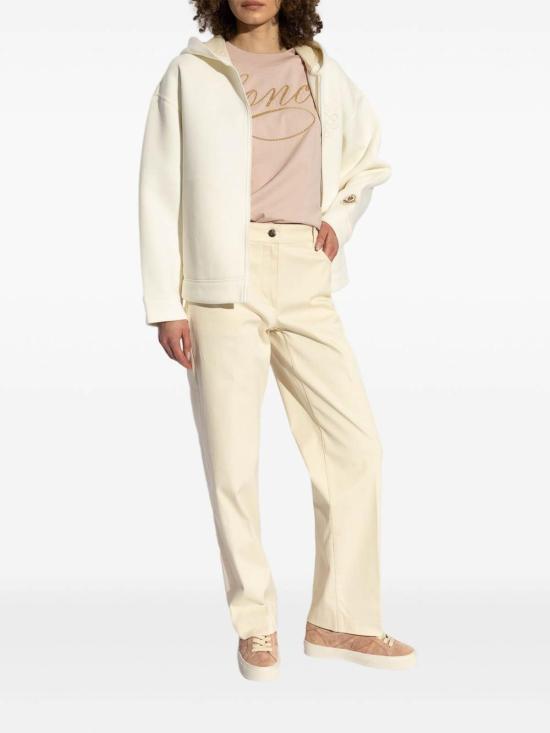  몽클레어 반팔 티셔츠 K10938C0000389AUO529 Beige - MONCLER