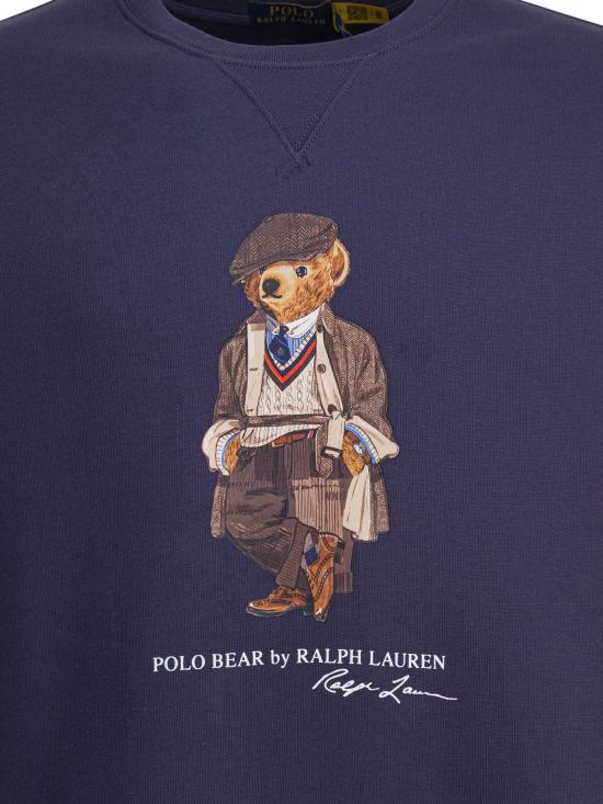 25FW 폴로 랄프로렌 긴팔 티셔츠 710980305001FA25FADEDBLUEHRTGBEAR - POLO RALPH LAUREN