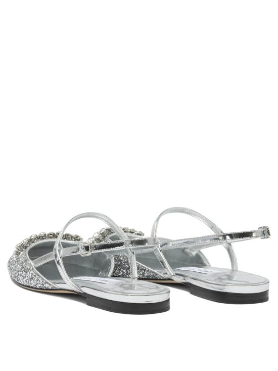 25FW 지미추 플랫 슈즈 BELINDASBFLATJDPSILVERSILVER - JIMMY CHOO