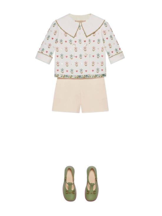  [키즈] 구찌 자켓 717289 ZALI9 9826 SOFT WHITE