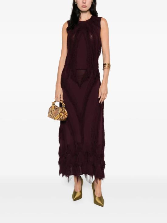 25FW 울라 존슨 스커트 PF250727MHGY Bordeaux - ULLA JOHNSON