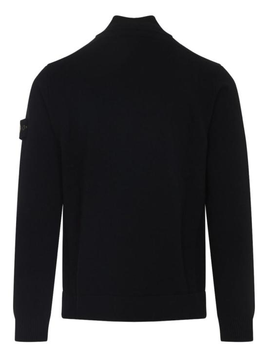 25FW 스톤 아일랜드 집업 니트 K2S155100062S00A1V0029 Black - STONE ISLAND
