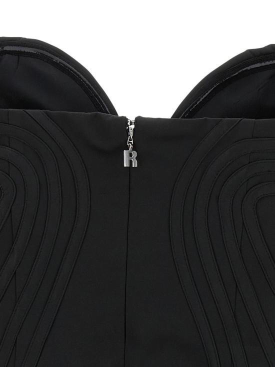 25FW 로테이트 바이 크리스텐슨 숏 원피스 114417100100 Black - ROTATE BY BIRGERCHRISTENSEN