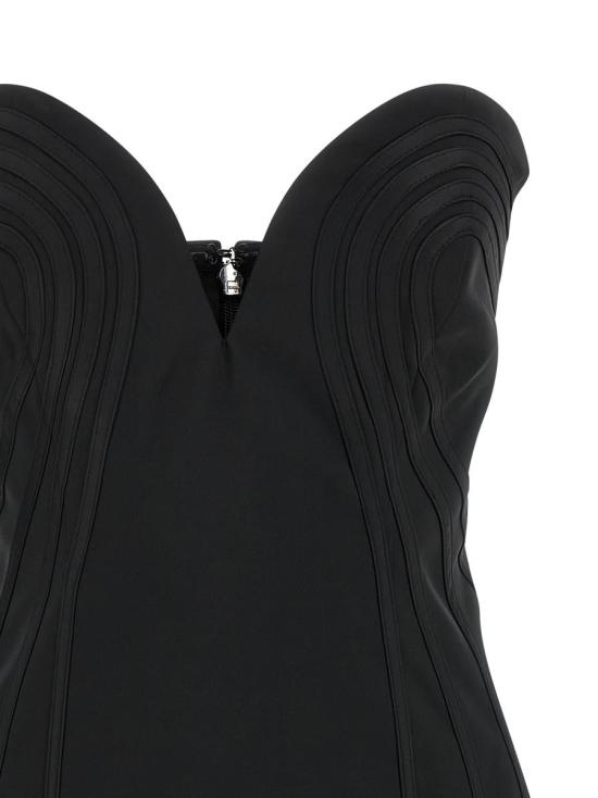 25FW 로테이트 바이 크리스텐슨 숏 원피스 114417100100 Black - ROTATE BY BIRGERCHRISTENSEN