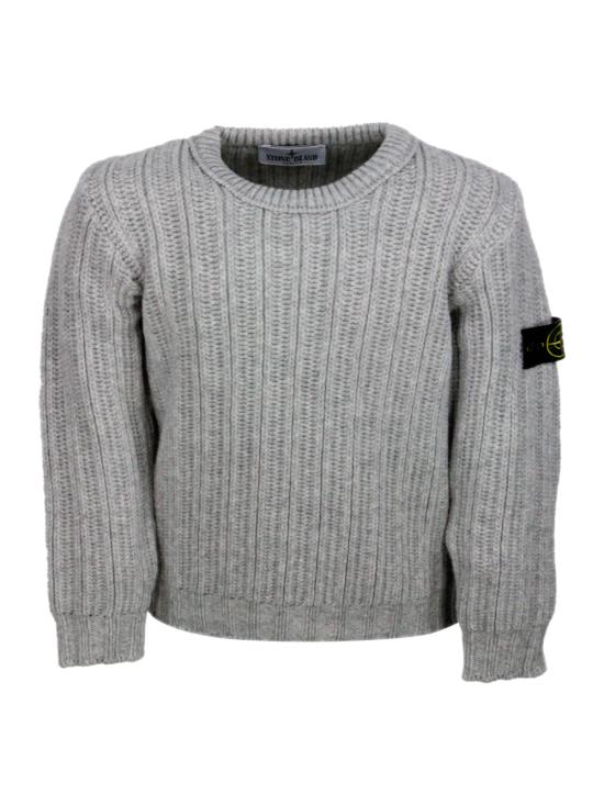 25FW [키즈] 스톤 아일랜드 캐시미어 니트 K2S165100008S00M7 V0M64 Grey