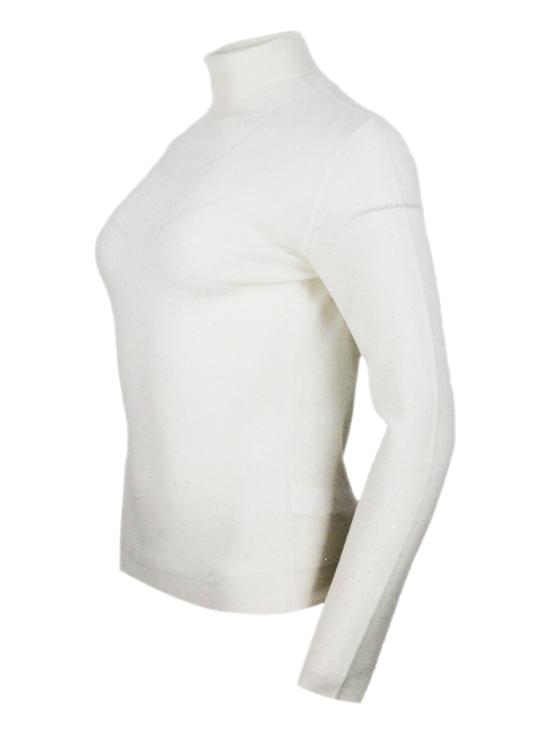 25FW 파비아나 필리피 터틀넥 MAD215F068L557 0142 White - FABIANA FILIPPI