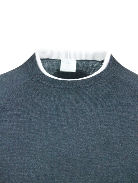 25FW 일레븐티 스웨터 L76MAGL79 MAG 1502 Carbon - ELEVENTY