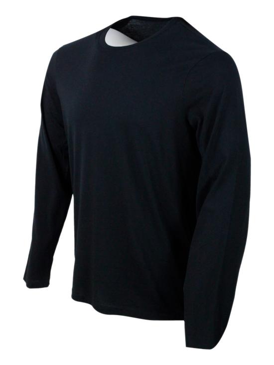 25FW 알마니 긴팔 티셔츠 8NZM77 ZJA5Z 1200 Black - ARMANI