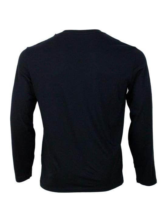 25FW 알마니 긴팔 티셔츠 8NZM77 ZJA5Z 1200 Black - ARMANI