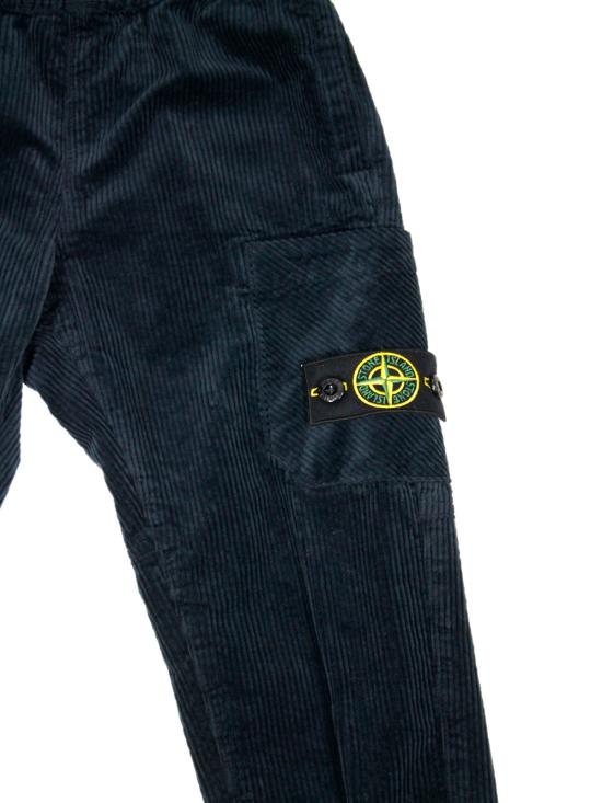 25FW [키즈] 스톤 아일랜드 팬츠 K2S163100005S0199 V002O Blue - STONE ISLAND