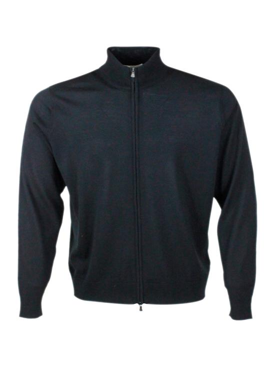 25FW 필리포 드 로렌티스 집업 니트 FZ1MLRM16R 990 Black