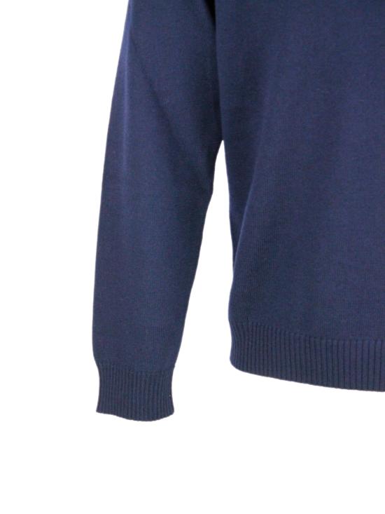 25FW 말로 스웨터 UXA128F2B17 E11 Blue - MALO