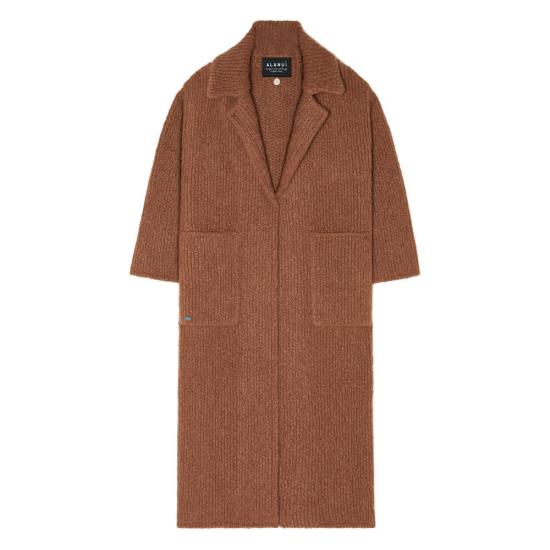 25FW 알라누이 코트 LWHQ013E25KN I001 6200 BROWN