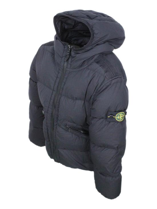 25FW [키즈] 스톤 아일랜드 패딩 K2S164100017S0028 V0029 Black - STONE ISLAND