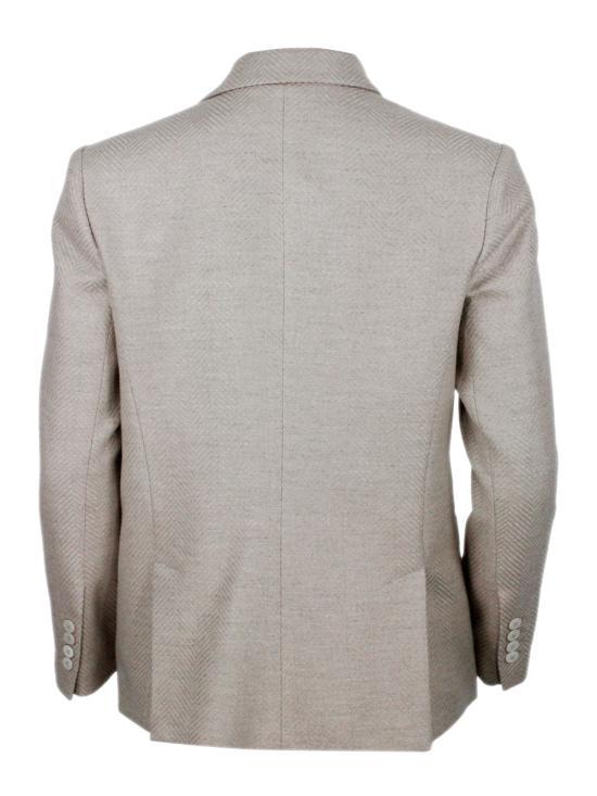 25FW 일레븐티 수트 자켓 L85GIAJ03 TES 02 Sand - ELEVENTY