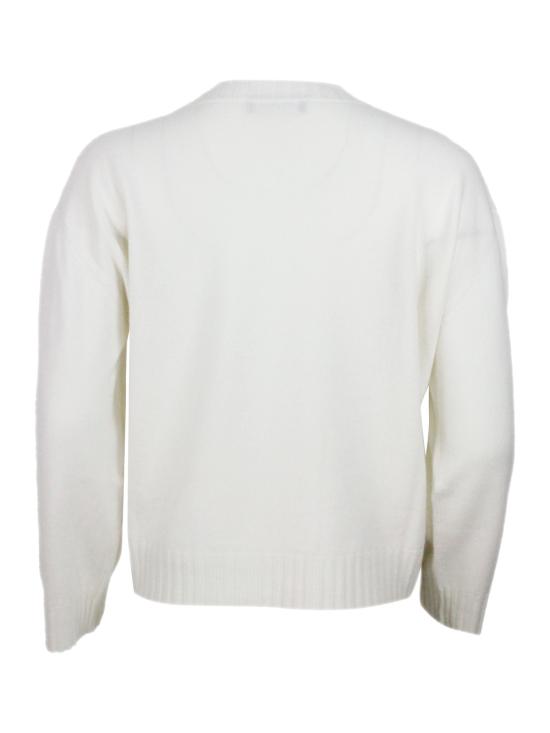 25FW 파비아나 필리피 스웨터 MAD215F015L517 25 White - FABIANA FILIPPI