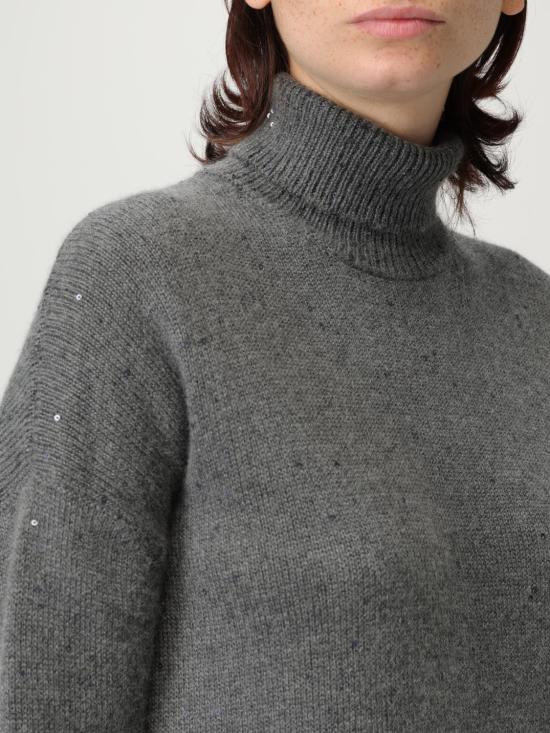 25FW 브루넬로 쿠치넬리 터틀넥 M73539914 CJ079 Grey - BRUNELLO CUCINELLI