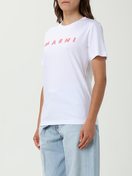 25FW 마르니 반팔 티셔츠 THJE0293P8USCX42 S1W01 White - MARNI