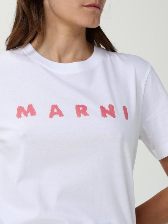 25FW 마르니 반팔 티셔츠 THJE0293P8USCX42 S1W01 White - MARNI