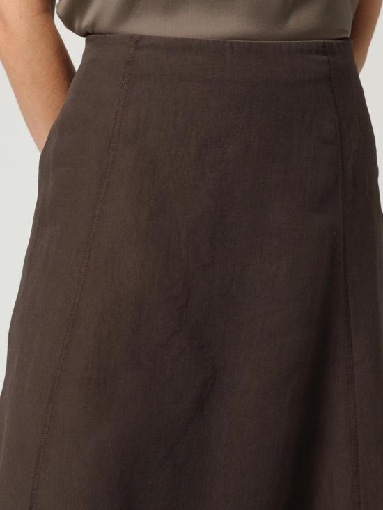 25FW 브루넬로 쿠치넬리 롱 스커트 MF940G3877 C4222 Dark - BRUNELLO CUCINELLI