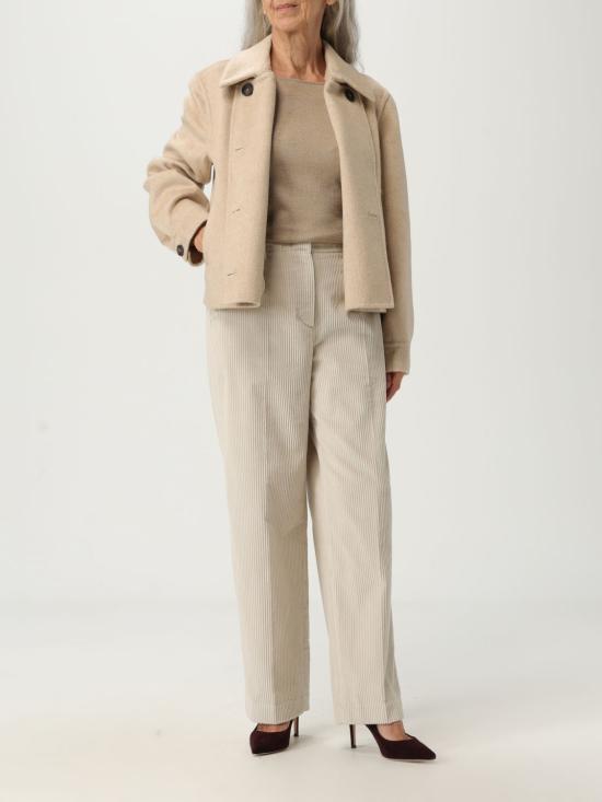 25FW 브루넬로 쿠치넬리 스트레이트 팬츠 MA180P9078 C2430 Beige - BRUNELLO CUCINELLI