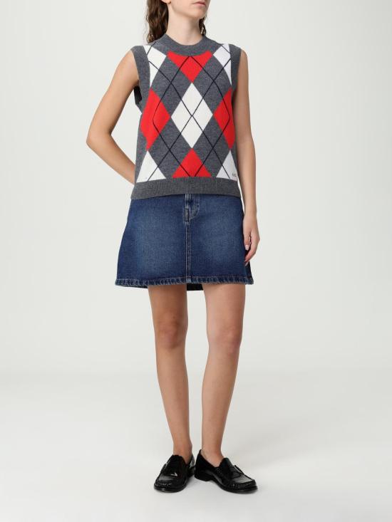 25FW 아페쎄 숏 스커트 COHJLF06374 IAL Blue - A.P.C.