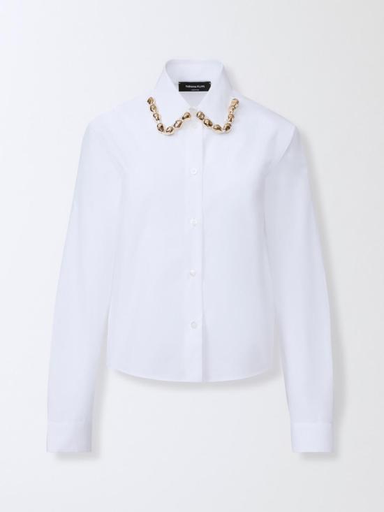 25FW 파비아나 필리피 셔츠 CAD215F312D650 21 White - FABIANA FILIPPI