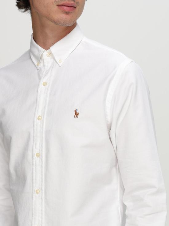 25FW 폴로 랄프로렌 긴팔 셔츠 710549084 006 White - POLO RALPH LAUREN