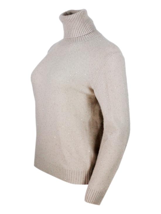 25FW 파비아나 필리피 터틀넥 MAD215F066D296 0158 Beige - FABIANA FILIPPI