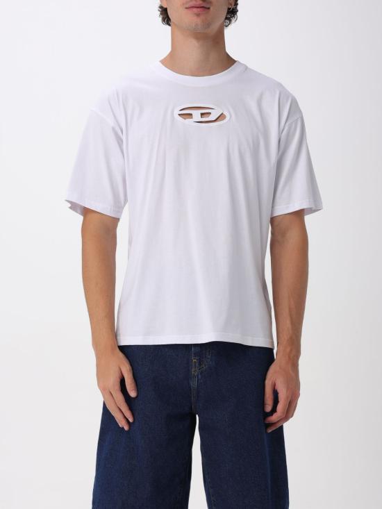 25FW 디젤 반팔 티셔츠 A151800NIAX 100 White