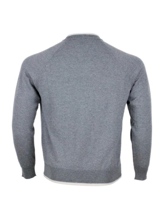 25FW 일레븐티 스웨터 L76MAGL79 MAG 1302 Grey - ELEVENTY