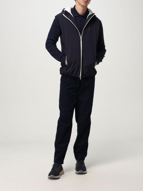 25FW 브루넬로 쿠치넬리 베스트 MM49A7432G C1086 Blue - BRUNELLO CUCINELLI