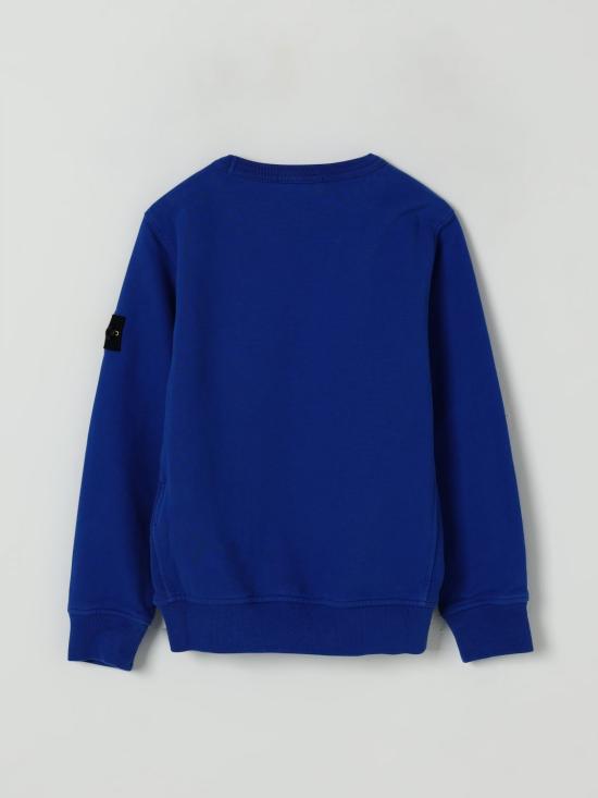 25FW [키즈] 스톤 아일랜드 풀오버 6100001S0A20 V0022 Gnawed Blue - STONE ISLAND