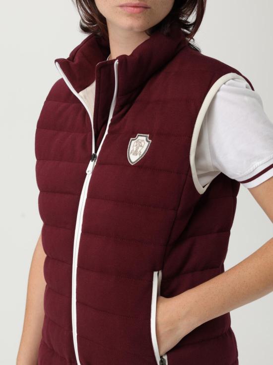 25FW 브루넬로 쿠치넬리 베스트 MG9277778 C9663 Burgundy - BRUNELLO CUCINELLI