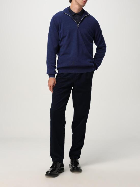 25FW 브루넬로 쿠치넬리 폴로 티셔츠 M29400105 CW425 Blue - BRUNELLO CUCINELLI