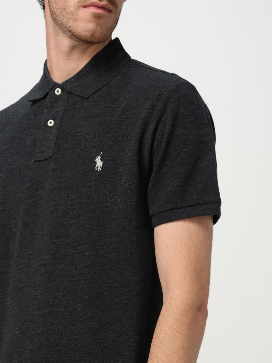 25FW 폴로 랄프로렌 폴로 티셔츠 710536856 031 Black - POLO RALPH LAUREN
